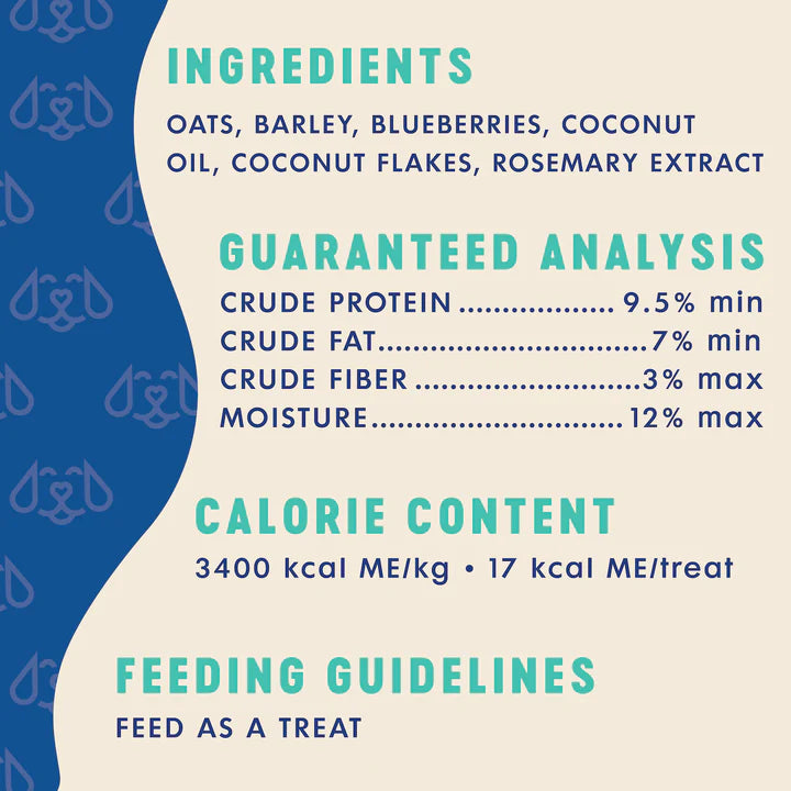 Finley's Blueberry & Coconut Crunchy Biscuit Dog Treats