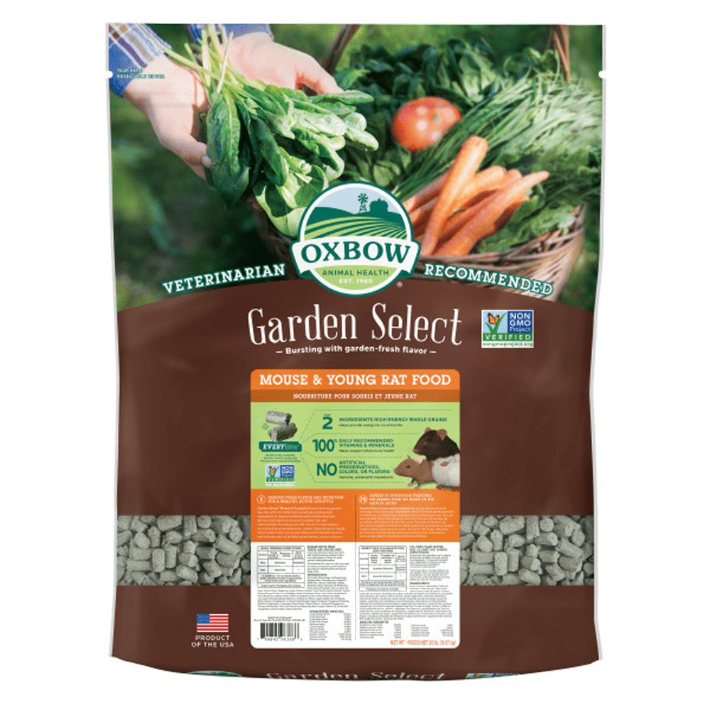 Oxbow Animal Health Garden Select Mouse and Young Rat Food