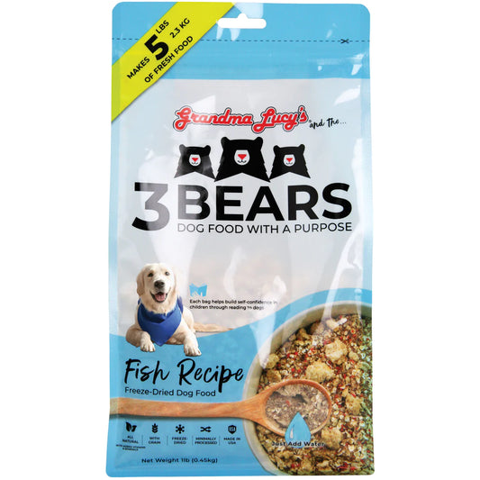 Grandma Lucy's 3 Bears Fish Freeze Dried Dog Food