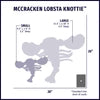 HuggleHounds McCraken Lobsta Knottie Dog Toy
