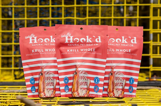 Totally Hook'd Freeze-Dried Krill Cat & Dog Treats