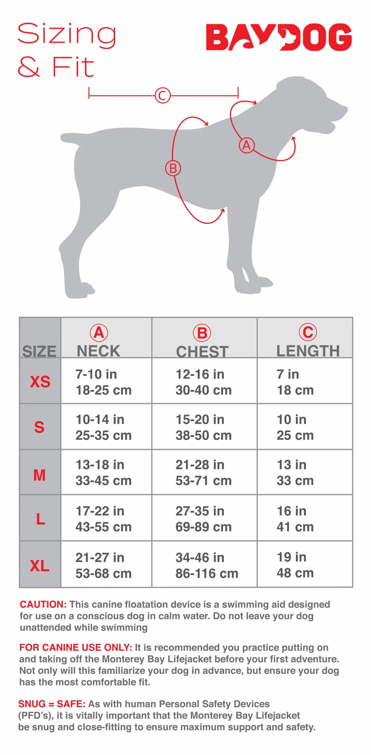 Baydog Orange Monterey Bay Lifejacket for Dogs