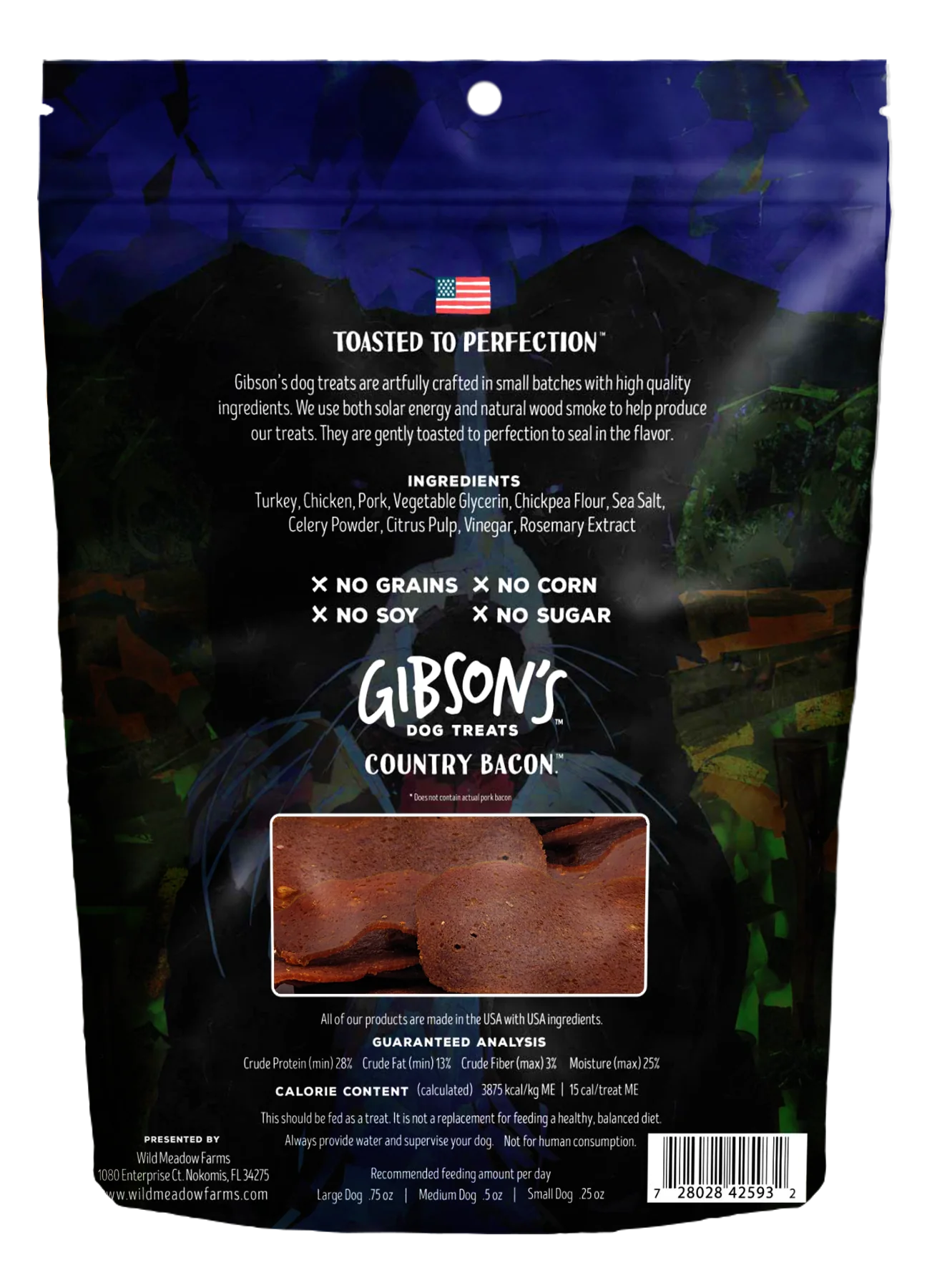 Gibson's Country Bacon with Pork Jerky Dog Treats