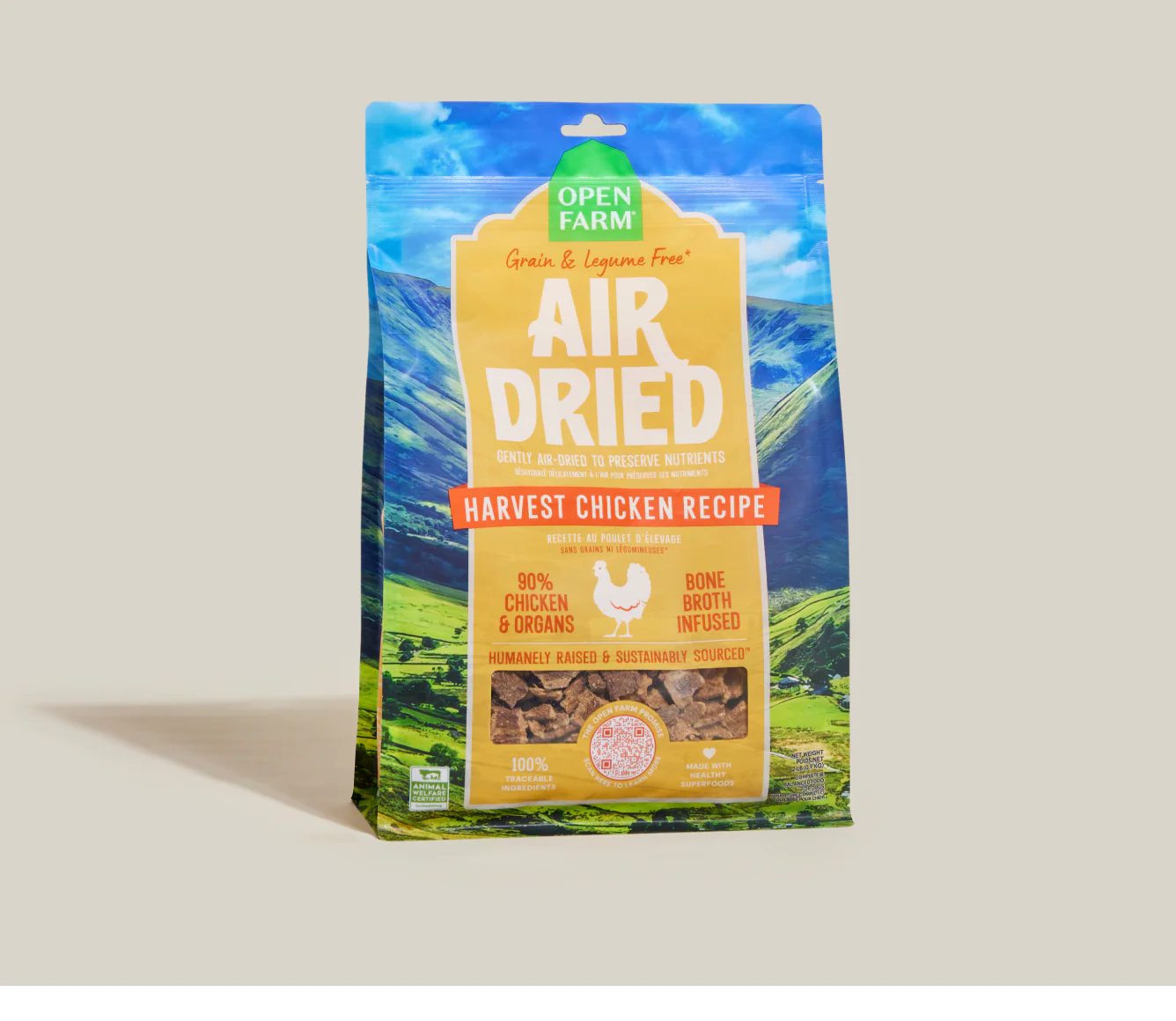 Open Farm Air Dried Harvest Chicken Recipe for Dogs