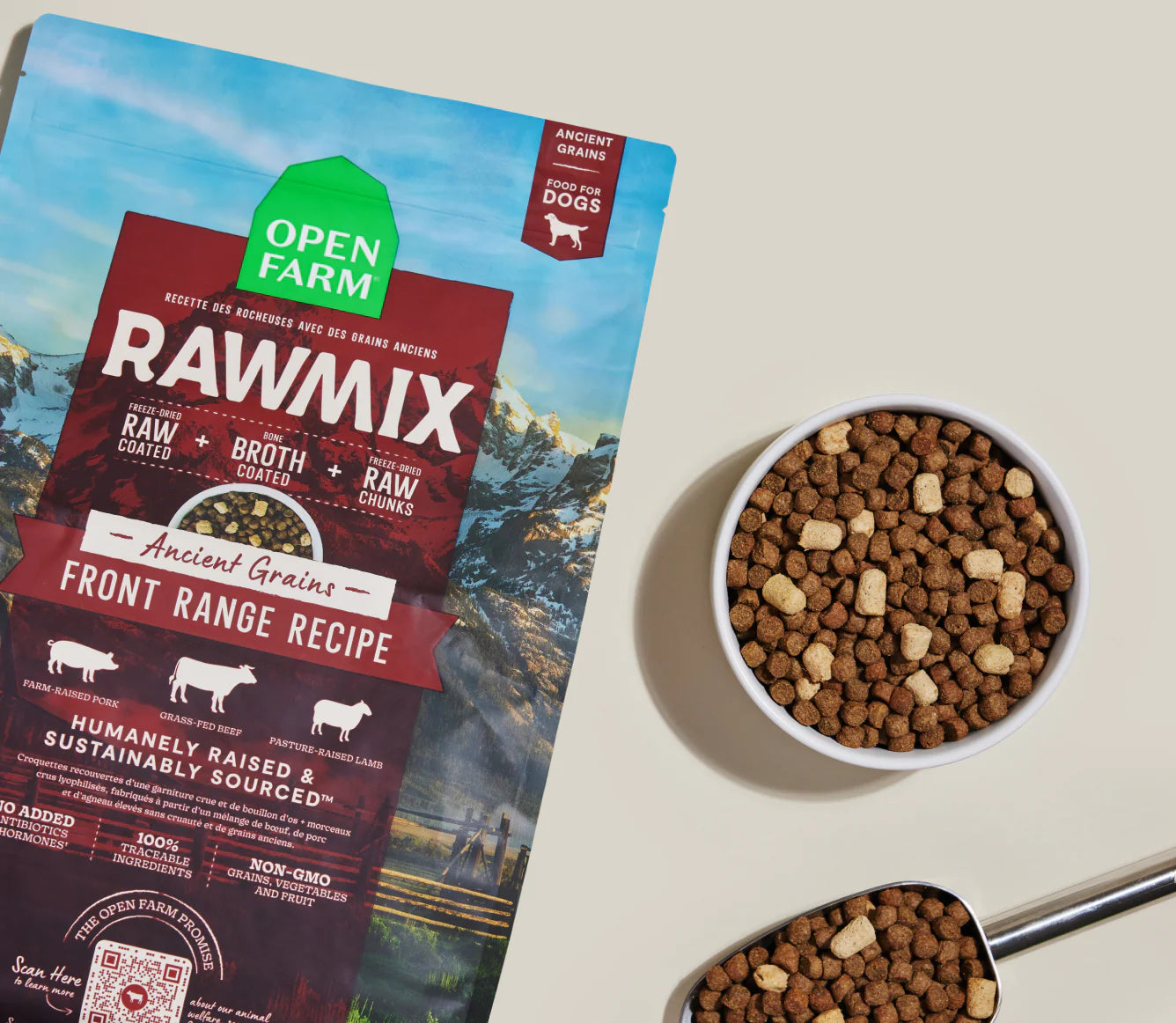 Open Farm RawMix Front Range Ancient Grain Dog Kibble