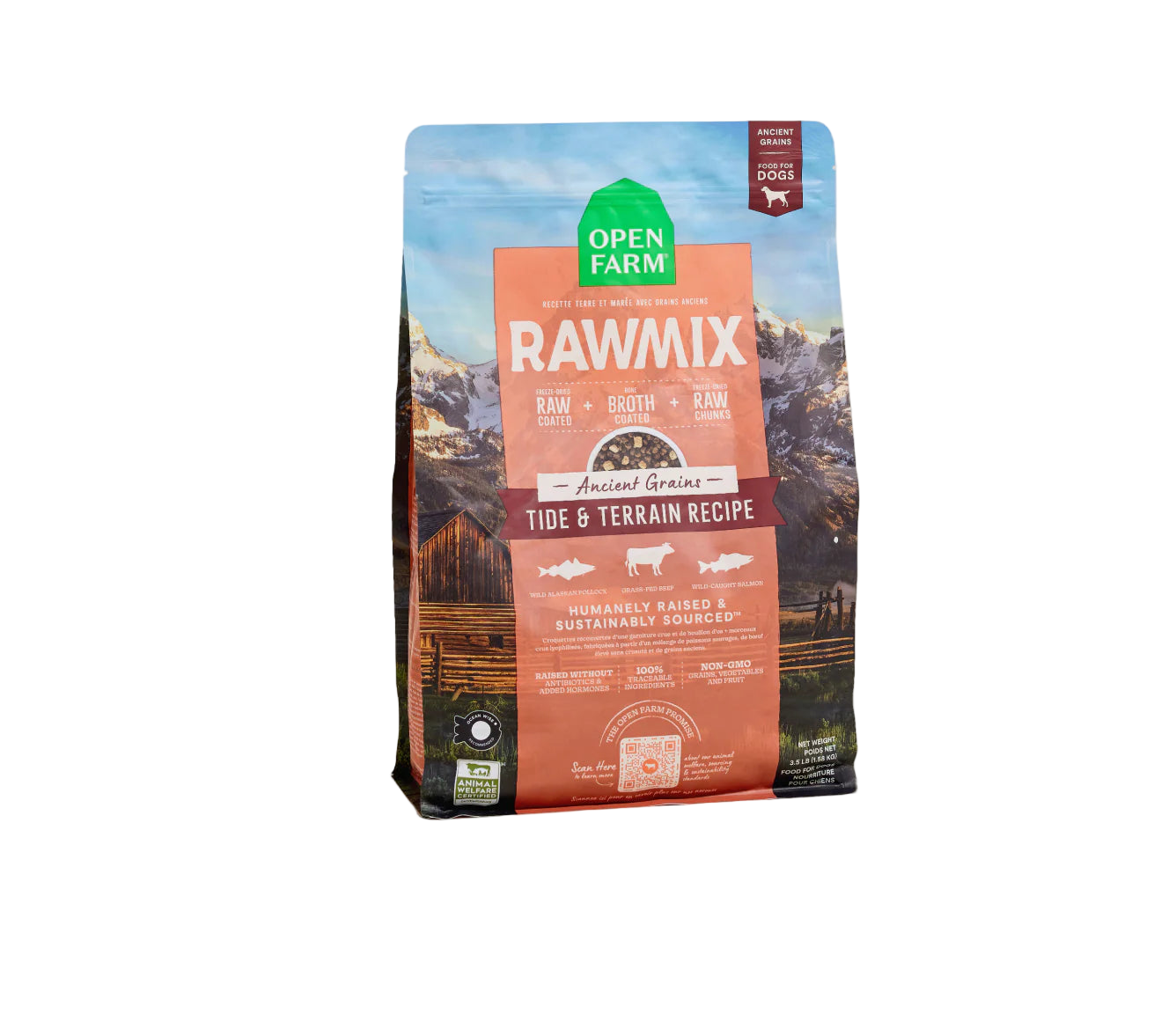 Open Farm RawMix Tide & Terrain - Ancient Grain Dog Food