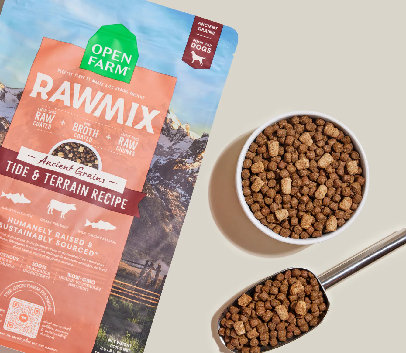 Open Farm RawMix Tide & Terrain - Ancient Grain Dog Food