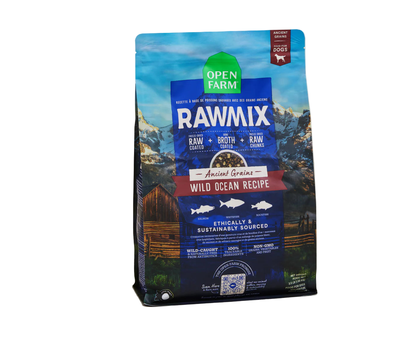 RawMix Wild Ocean Ancient Grain Dog Kibble