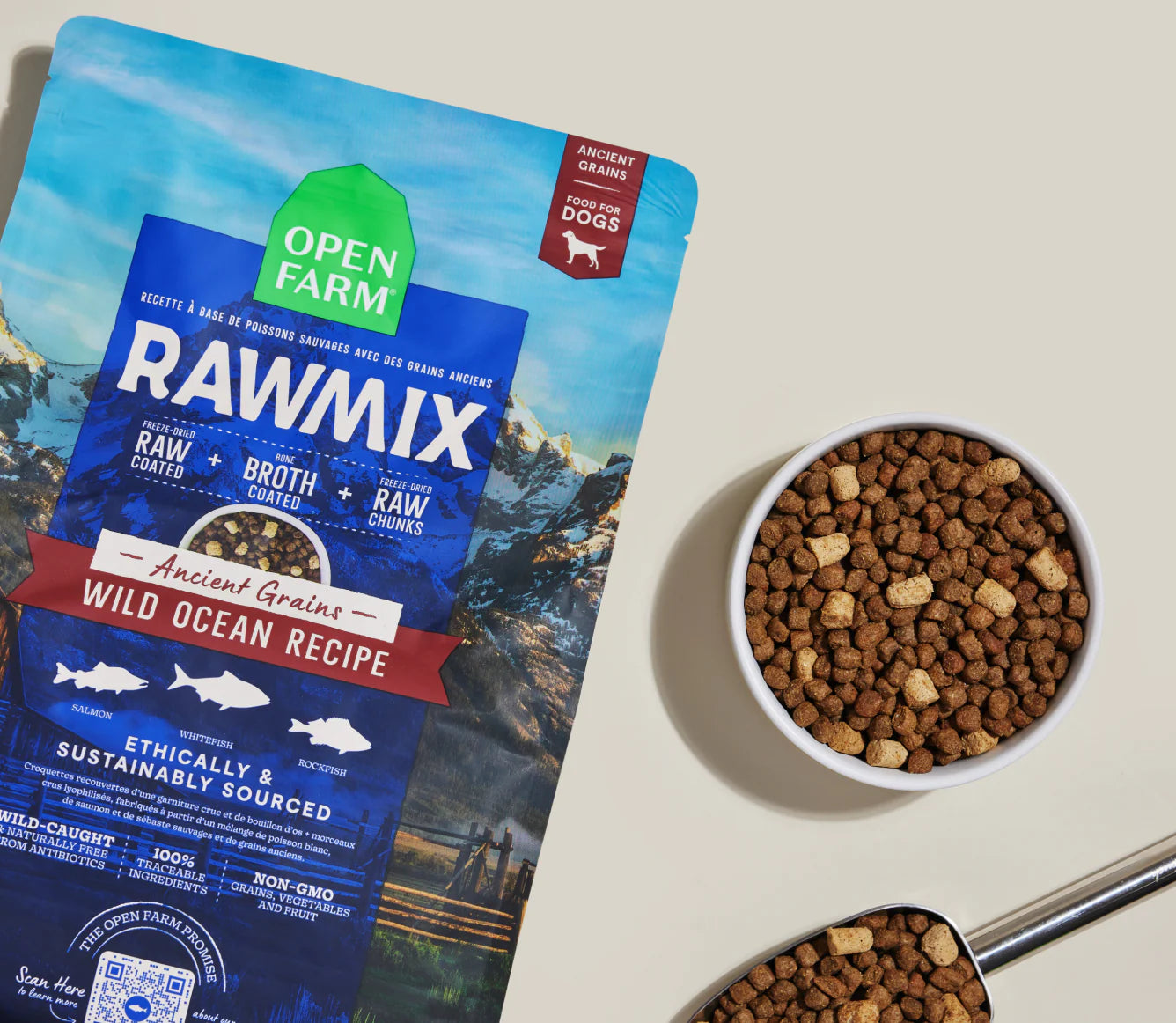 RawMix Wild Ocean Ancient Grain Dog Kibble