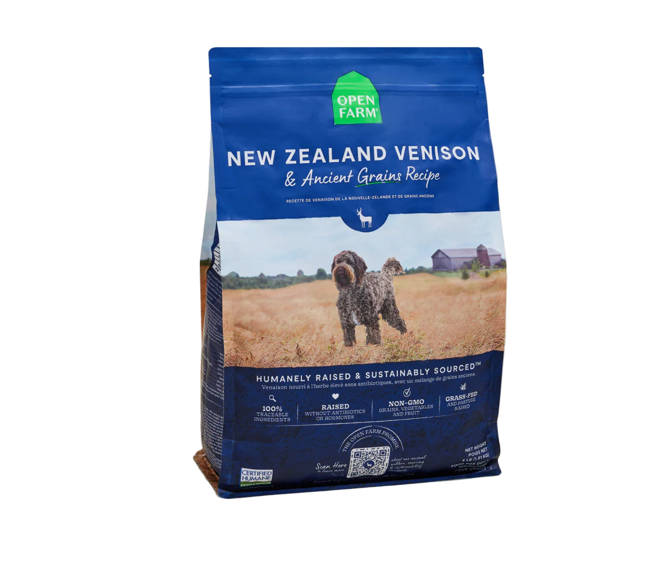 Open Farm New Zealand Venison Ancient Grains Kibble