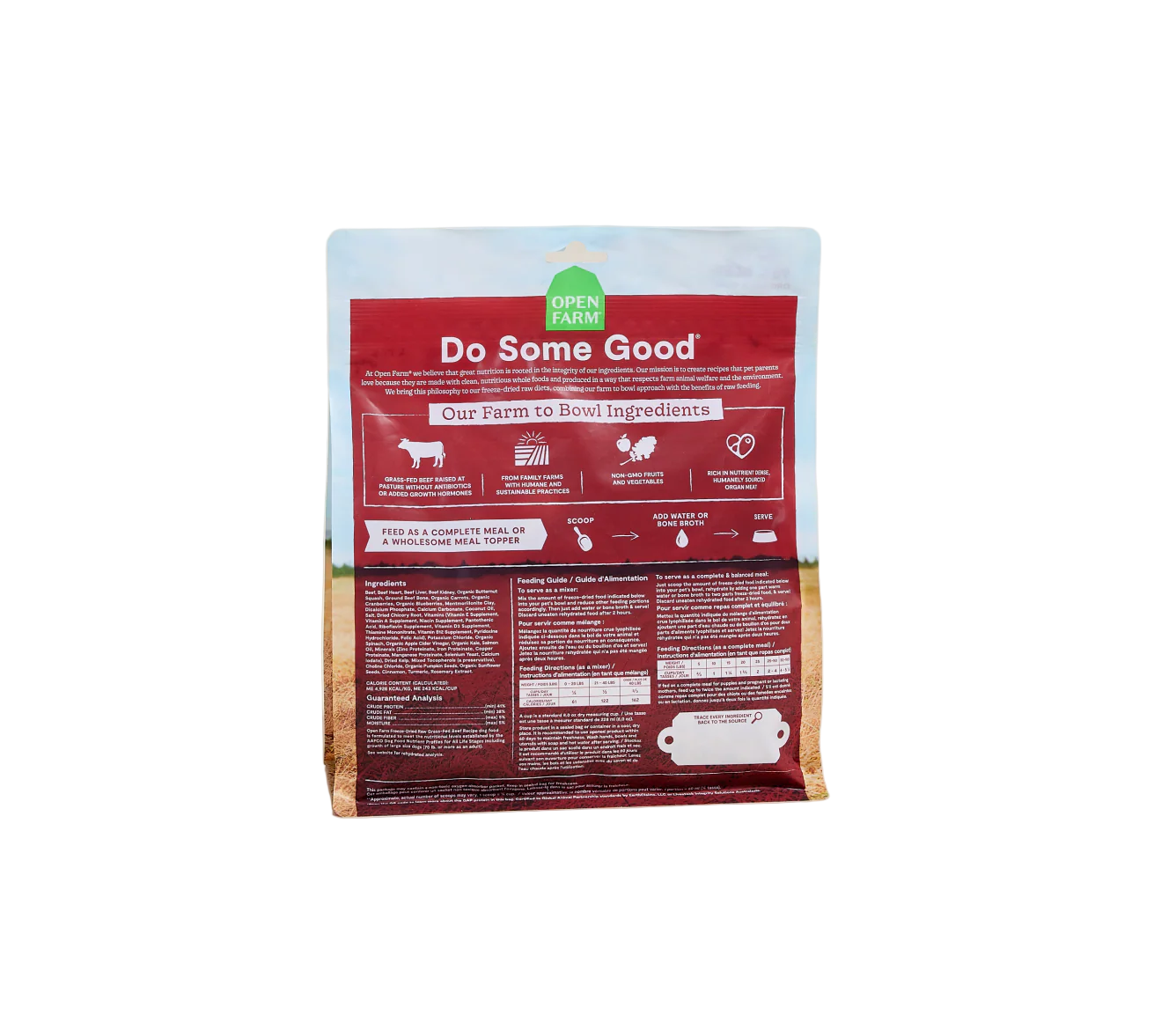 Open Farm Freeze Dried Raw - Grass Fed Beef Morsels for Dogs