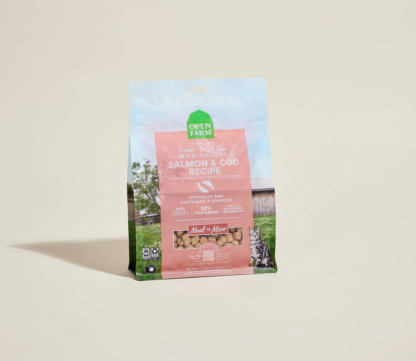 Open Farm Freeze-Dried Raw Salmon & Cod Morsels For Cats