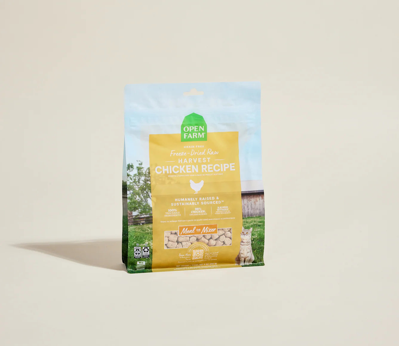 Open Farm Freeze-Dried Raw Harvest Chicken Morsels For Cats