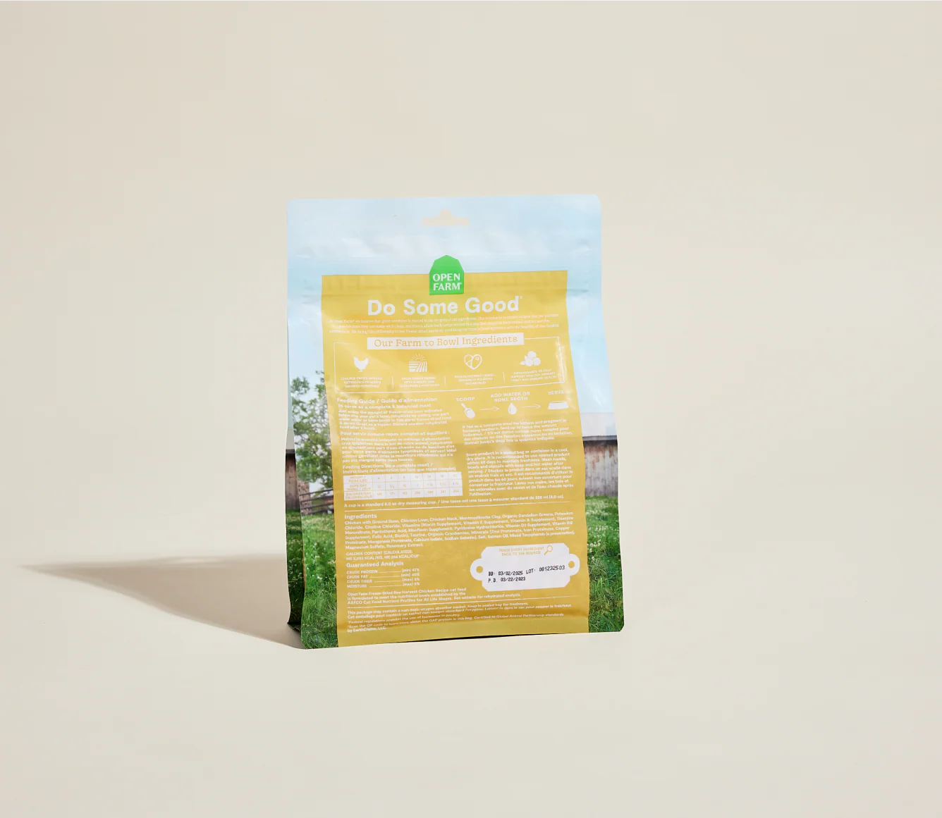Open Farm Freeze-Dried Raw Harvest Chicken Morsels For Cats