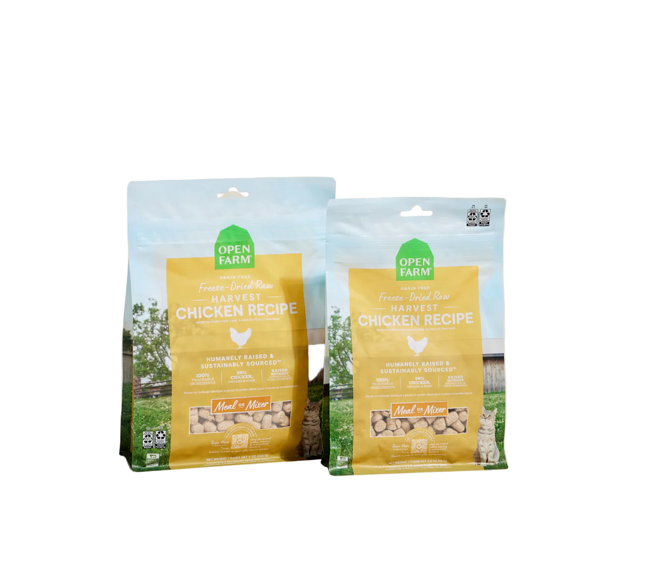 Open Farm Freeze-Dried Raw Harvest Chicken Morsels For Cats