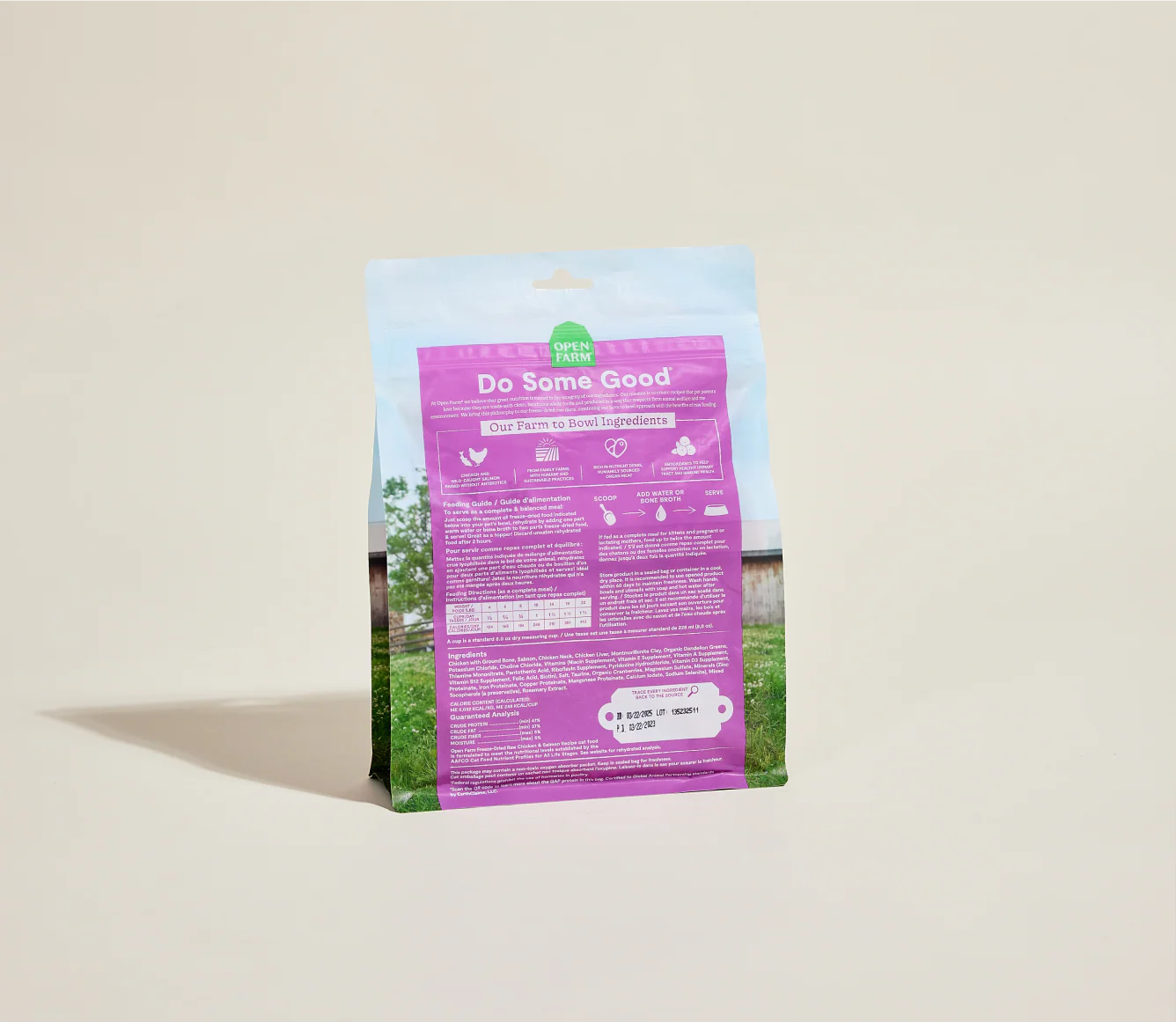 Open Farm Freeze-Dried Raw Chicken & Salmon Morsels For Cats