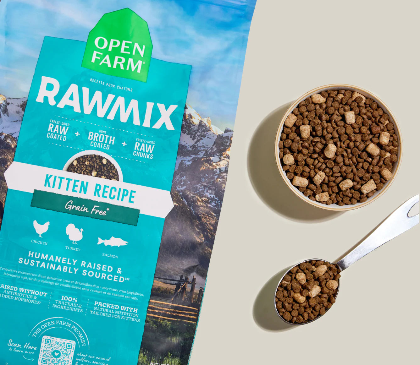 Open Farm RawMix Grain Free Dry Kitten Food