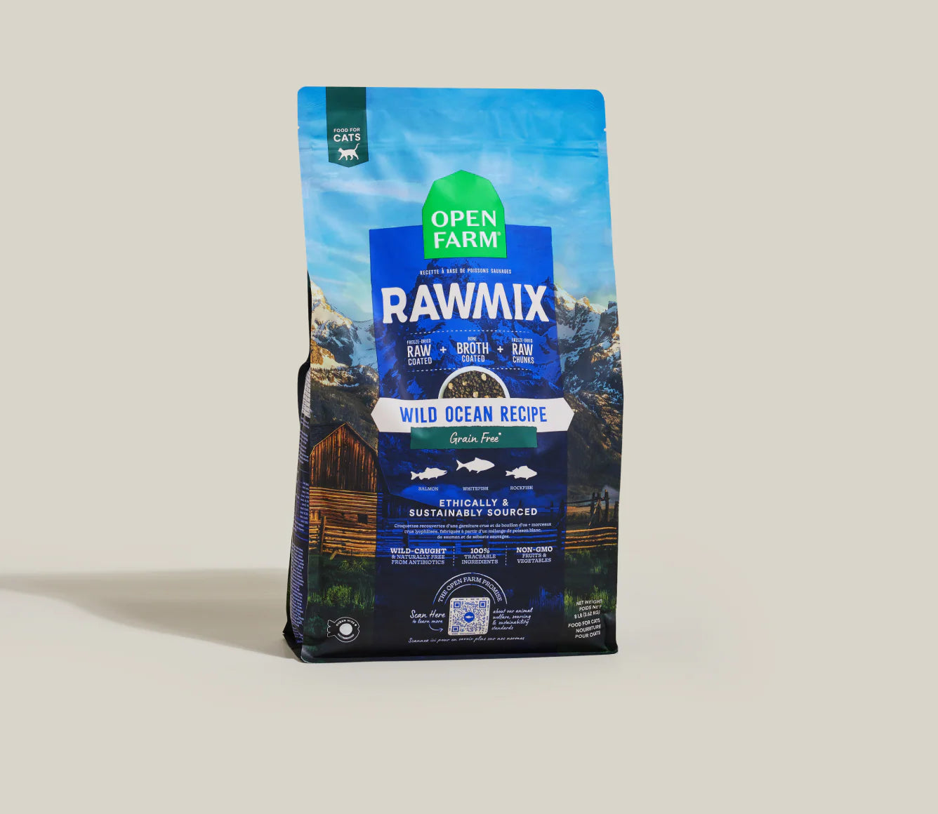 Open Farm RawMix Wild Ocean Grain Free Dry Cat Food