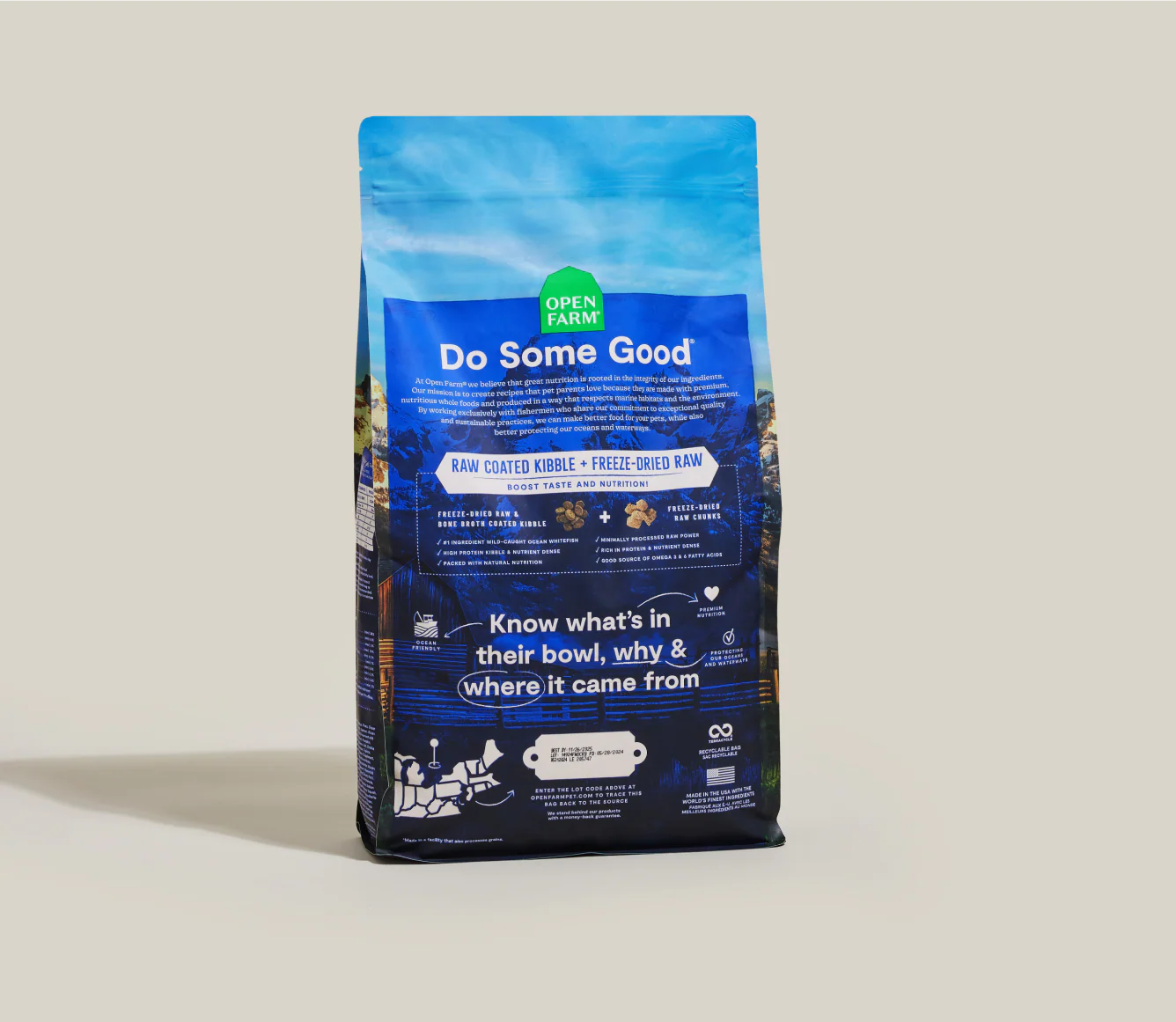 Open Farm RawMix Wild Ocean Grain Free Dry Cat Food