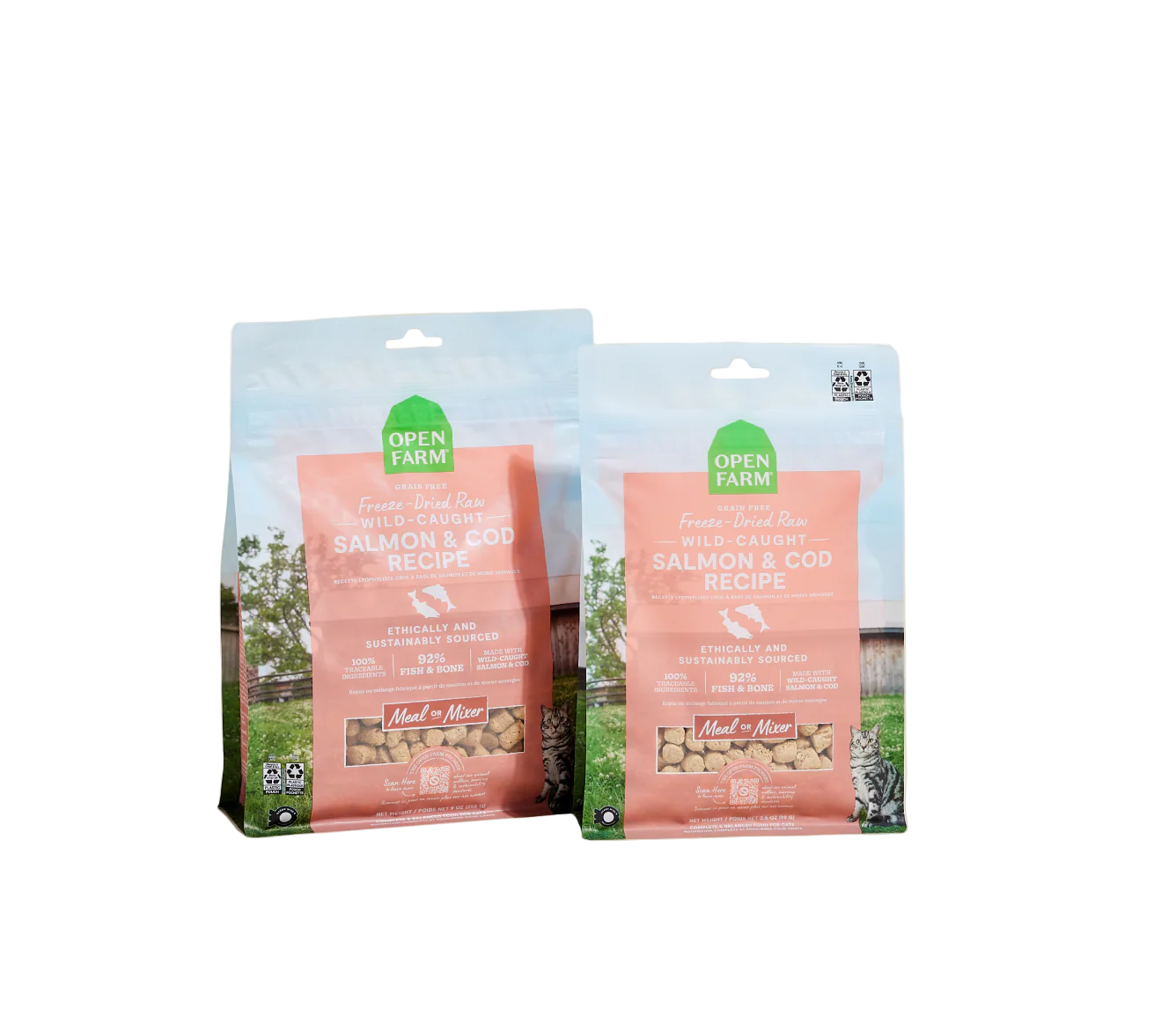 Open Farm Freeze-Dried Raw Salmon & Cod Morsels For Cats