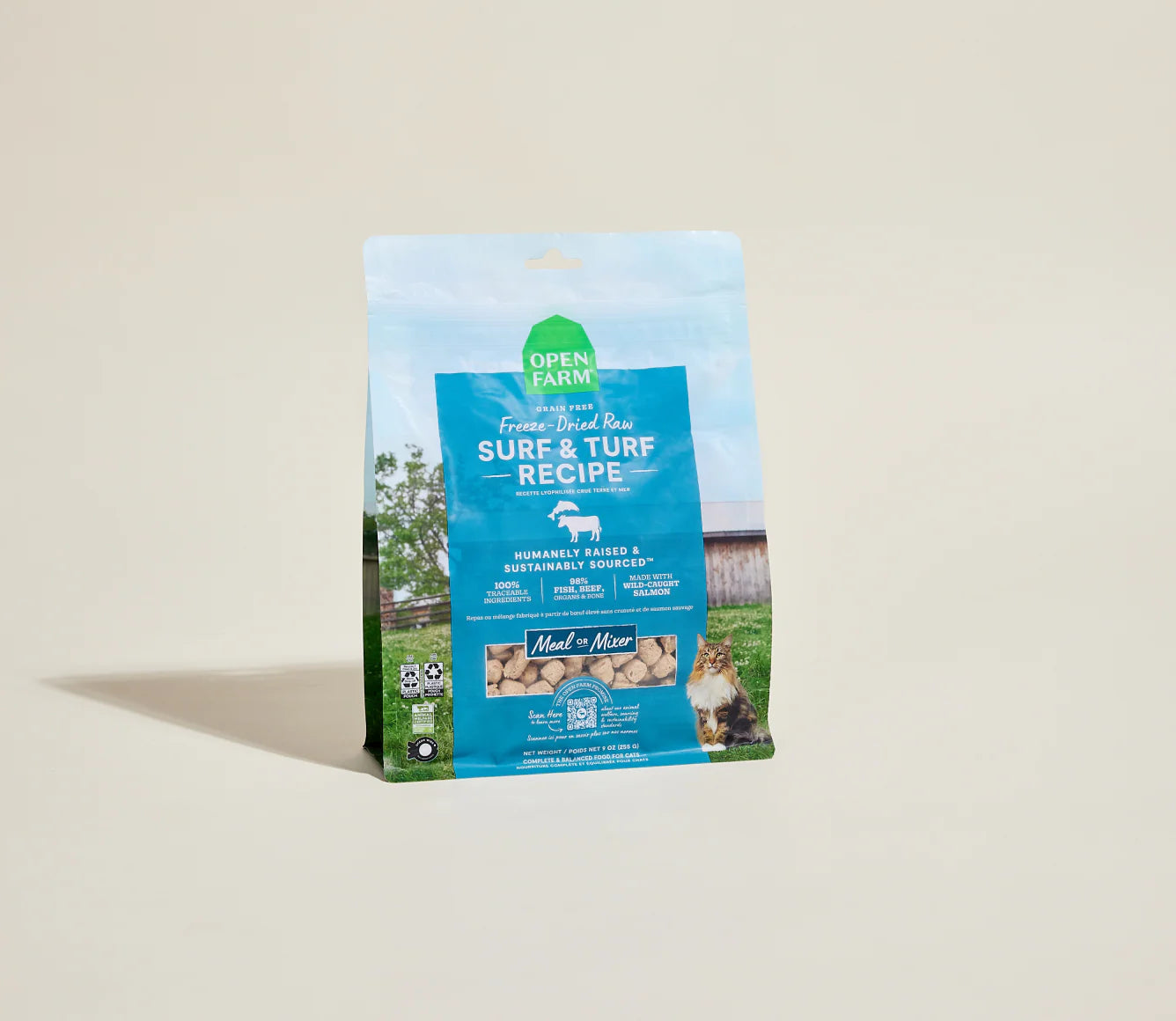 Open Farm Freeze-Dried Raw Surf & Turf Morsels For Cats