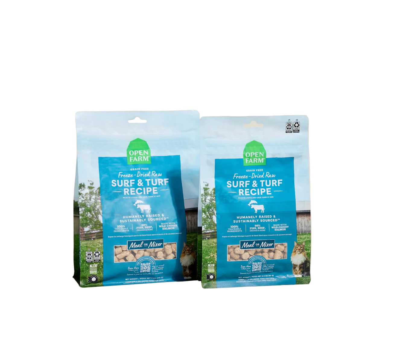 Open Farm Freeze-Dried Raw Surf & Turf Morsels For Cats
