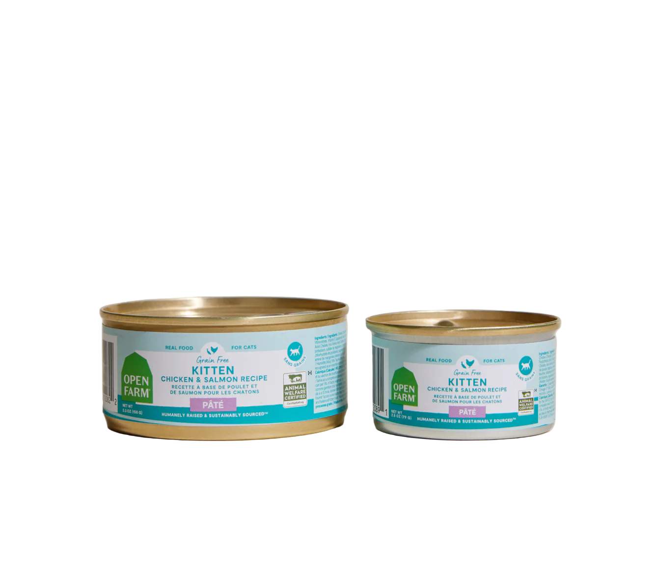 Open Farm Grain Free Chicken & Salmon Canned Kitten Food