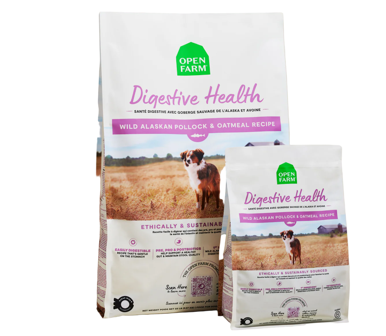 Open Food Digestive Health Pollock & Oatmeal Dog Food