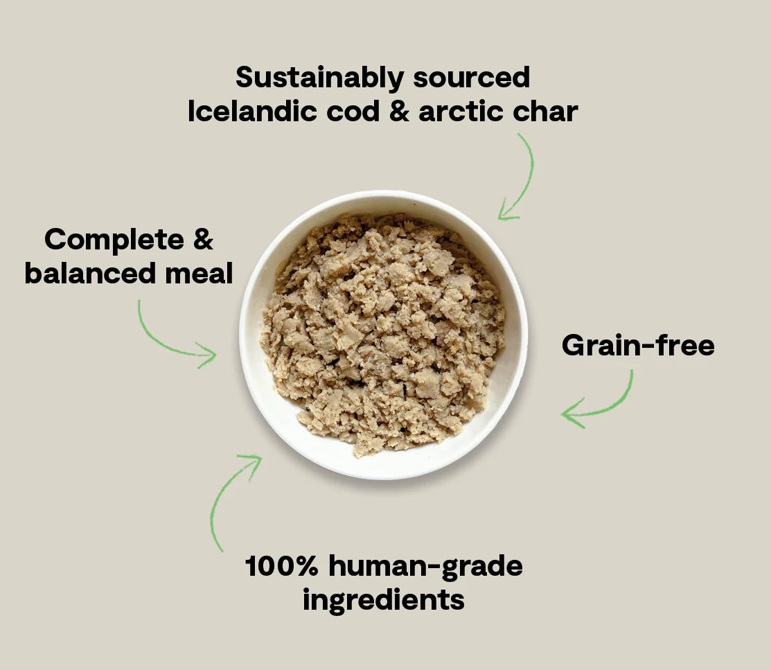 Open Farm Cod & Salmon Char Recipe With Cranberries Dog Wet Icelandic Food