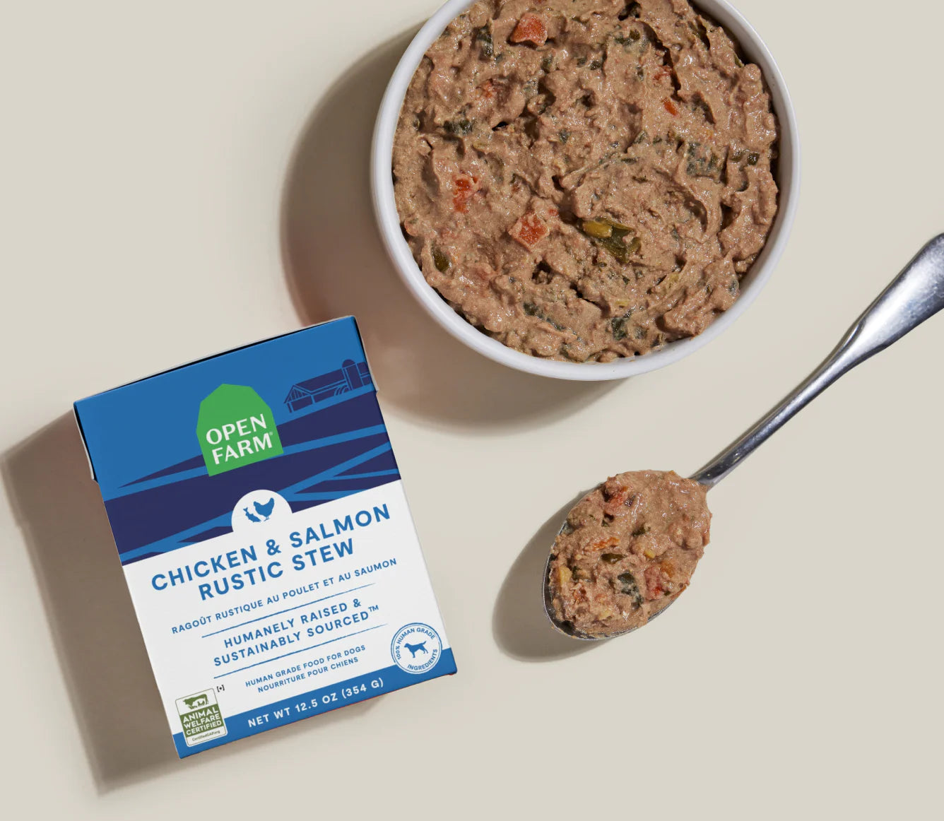 OPEN FARM Certified Humane Chicken & Salmon Rustic Stew for Dogs