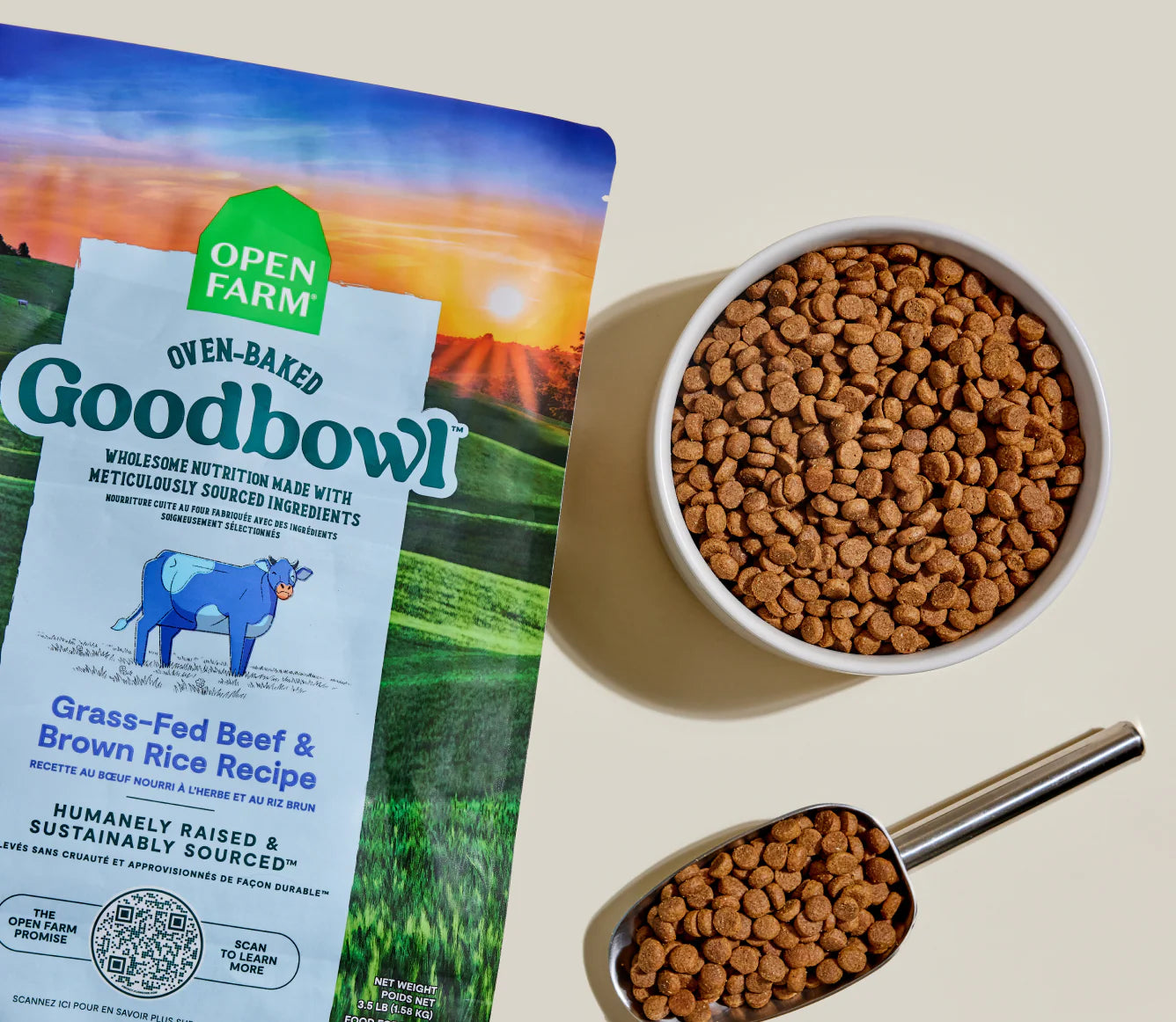 Open Farm GoodBowl Beef & Brown Rice Dog Food