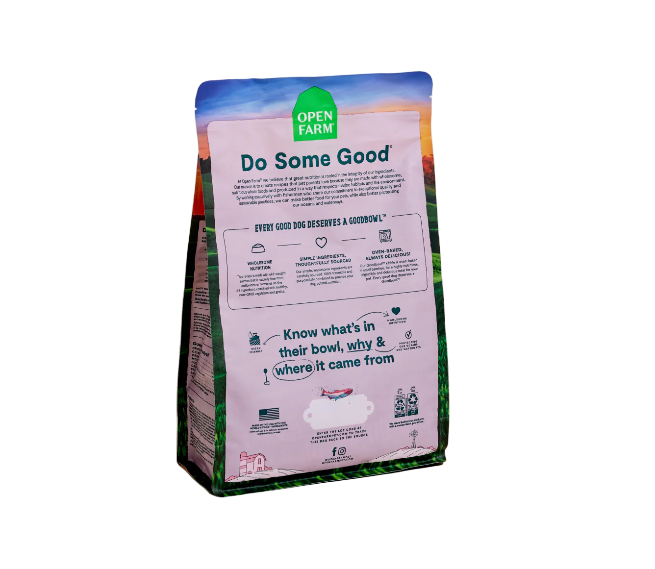 Open Farm GoodBowl Salmon & Brown Rice Dog Food