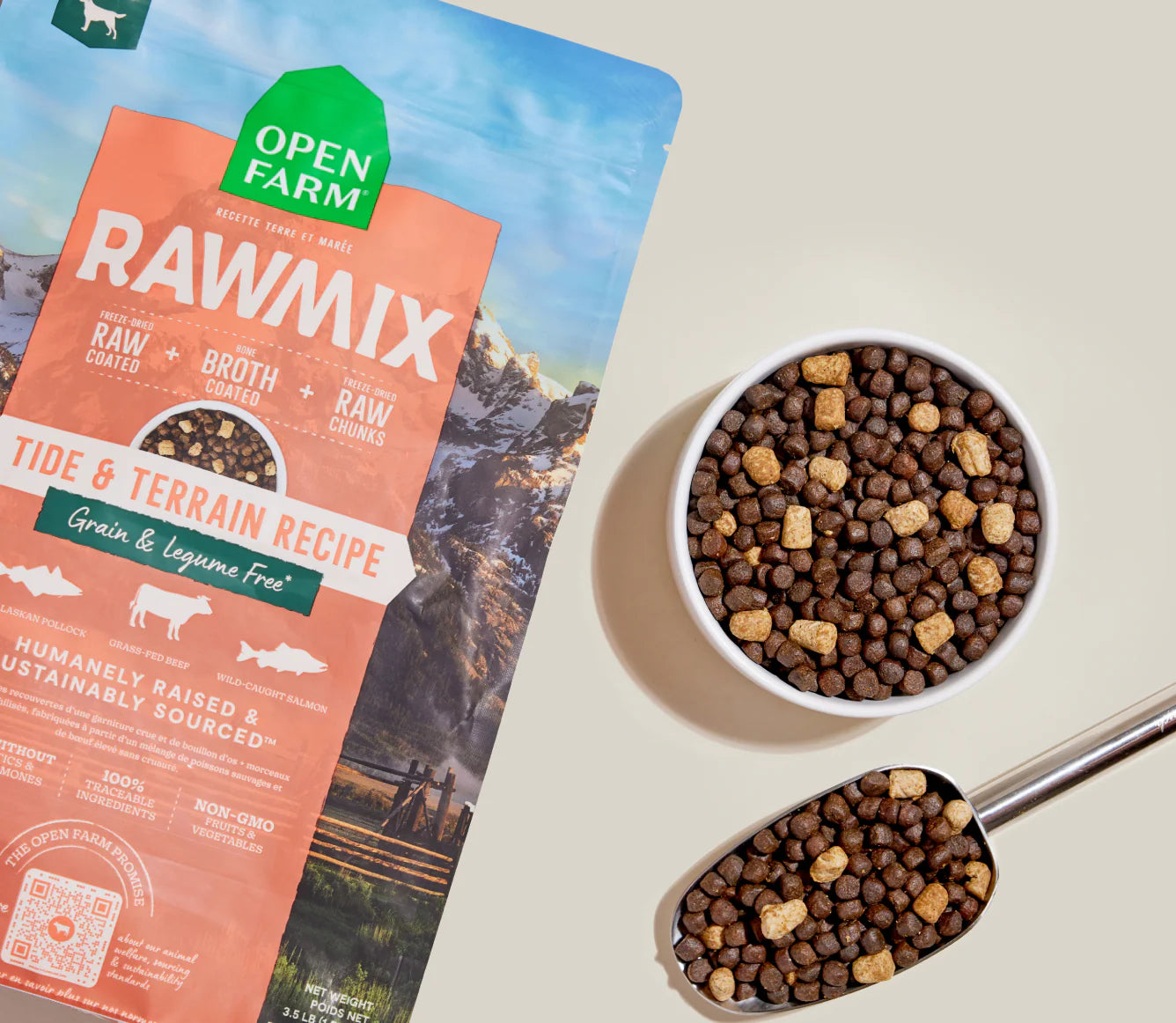 Open Farm RawMix Tide & Terrain Recipe Grain Free Dog Food