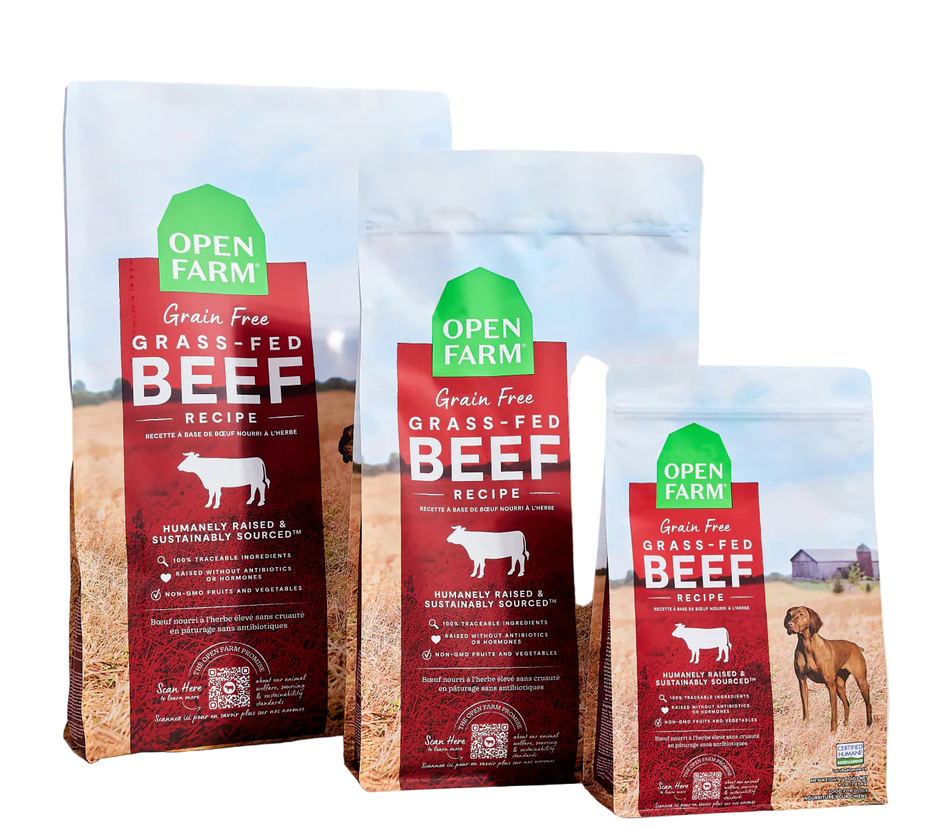 OPEN FARM Grass Fed Beef Grain Free Dog Food