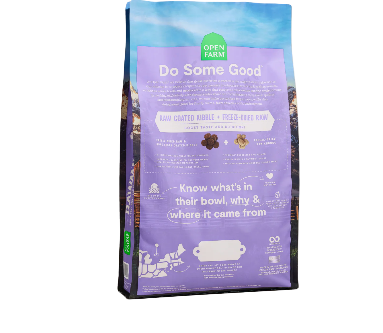 Open Farm RawMix Large Breed Recipe Grain Free Dog Food