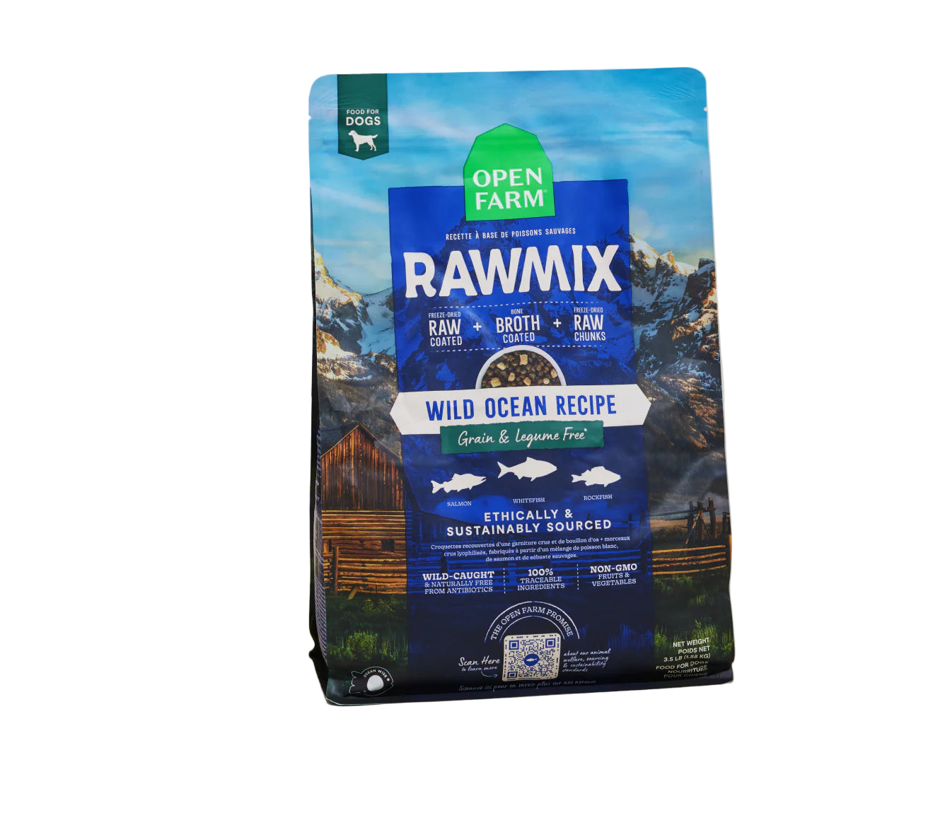 Open Farm RawMix Wild Ocean Grain Free Dog Kibble