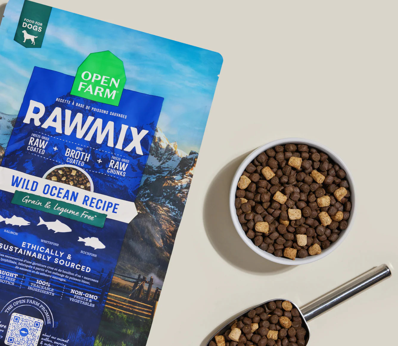 Open Farm RawMix Wild Ocean Grain Free Dog Kibble