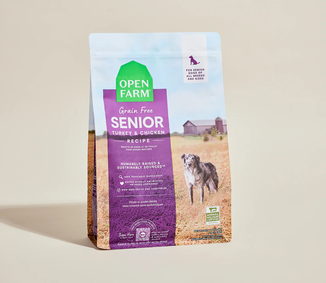 OPEN FARM Grain Free Senior Recipe Dry Dog Food
