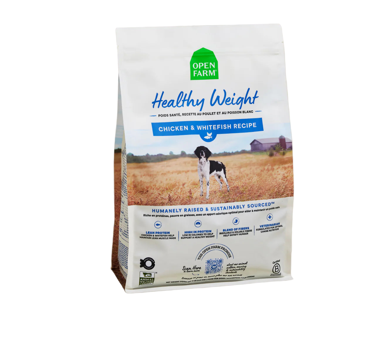 Open Farm Healthy Weight Chicken & Whitefish Dog Food