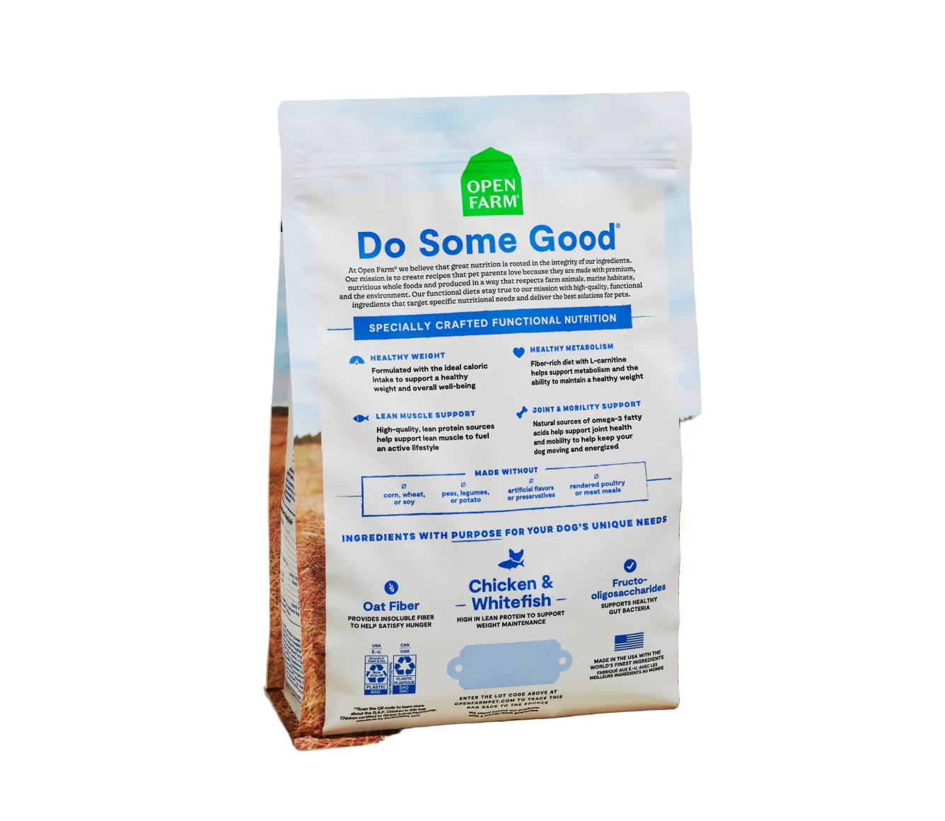 Open Farm Healthy Weight Chicken & Whitefish Dog Food