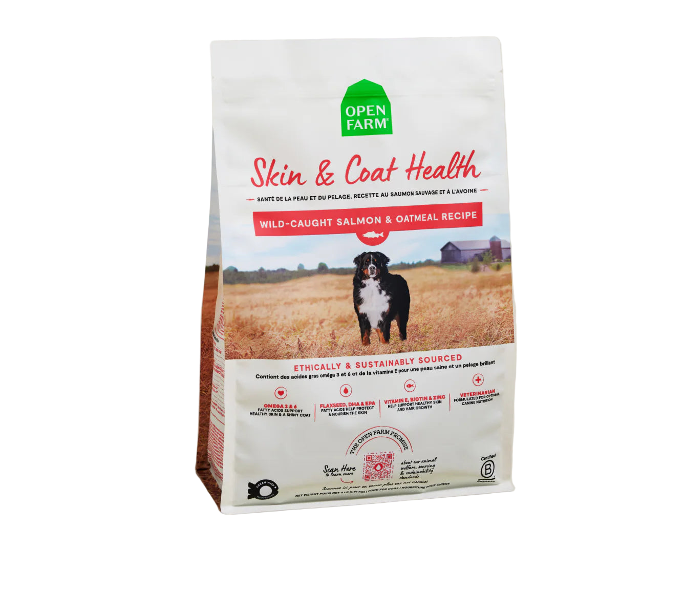 Open Farm Skin & Coat Salmon & Oatmeal Dog Food