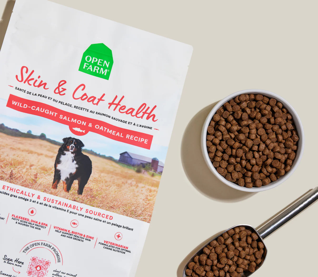 Open Farm Skin & Coat Salmon & Oatmeal Dog Food
