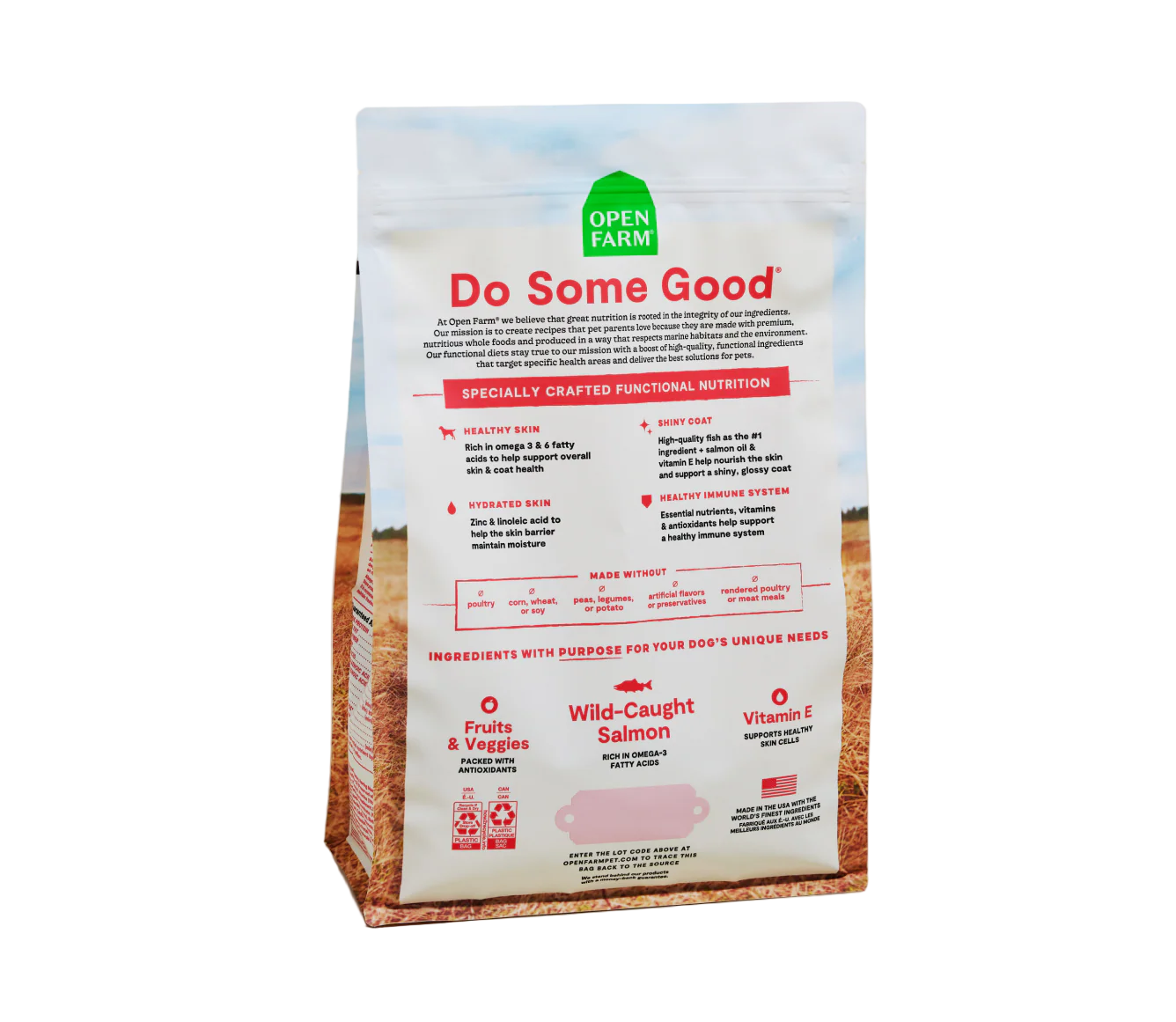 Open Farm Skin & Coat Salmon & Oatmeal Dog Food