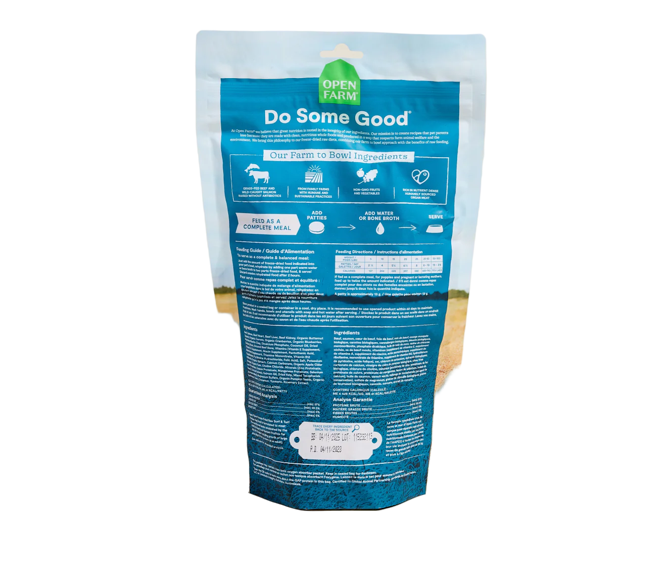 Open Farm Freeze Dried Raw - Surf & Turf Patties for Dogs