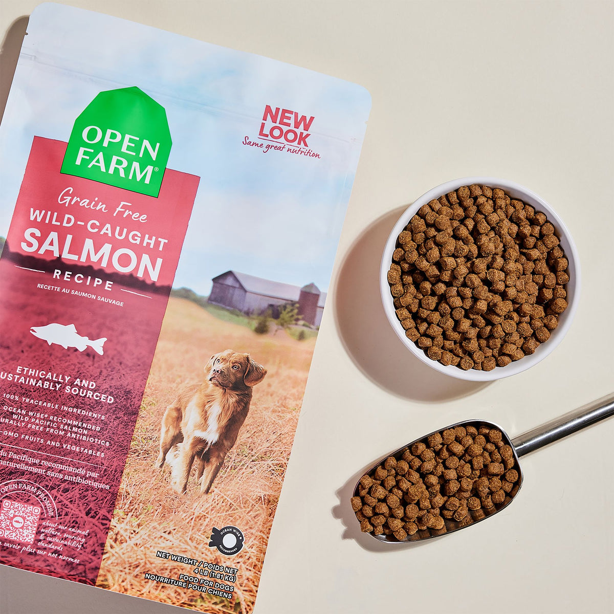 OPEN FARM Grain Free Wild-Caught Salmon Recipe Dry Dog Food