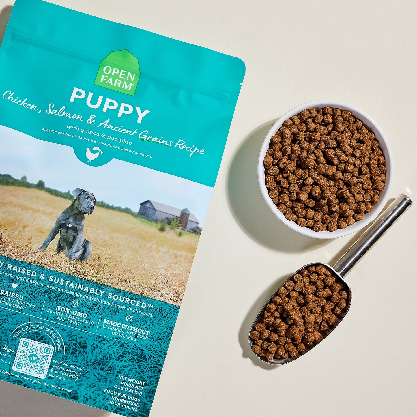 OPEN FARM Chicken, Salmon, and Ancient Grains Recipe Dry Puppy Food