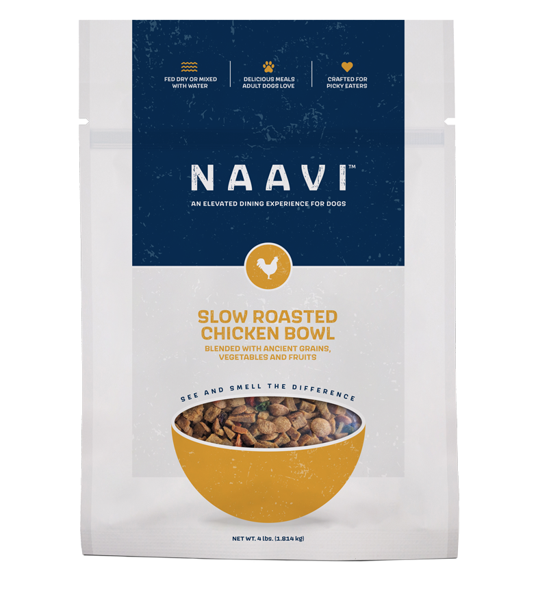 Naavi Slow Roasted Chicken Bowl Dog Food