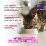 RAWZ 94% Venison with Goat’s Milk Pâté for Cats