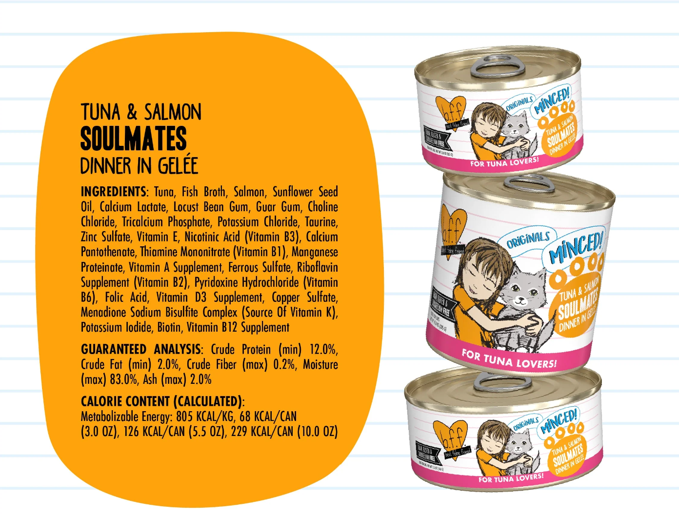 Weruva BFF Tuna & Salmon Soulmates Canned Cat Food