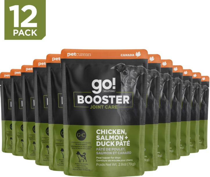 Go! Solutions Booster Joint Care Chicken, Salmon and Duck Pate Wet Dog Food